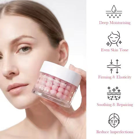 PDRN Collagen Renewal Anti-Aging Face Cream – Deep Moisturizing & Firming Skin Care